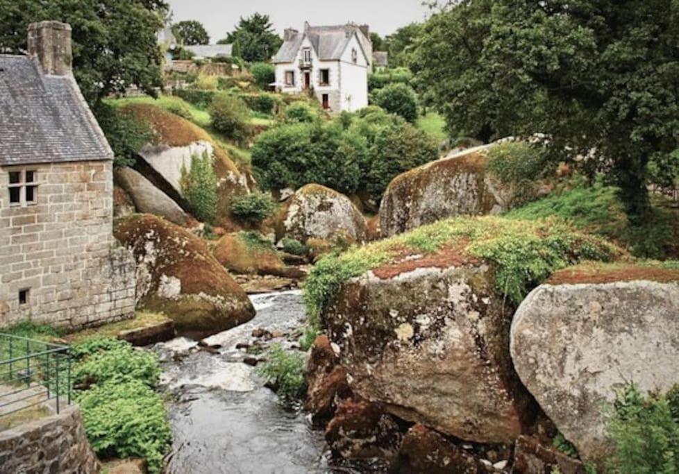 Vue Imprenable Sur Le Moulin Du Chaos ! Apartment Huelgoat Bagian luar foto