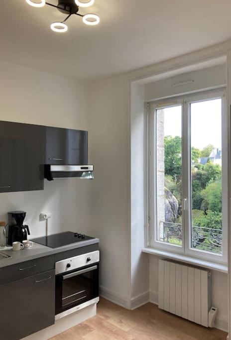 Vue Imprenable Sur Le Moulin Du Chaos ! Apartment Huelgoat Bagian luar foto