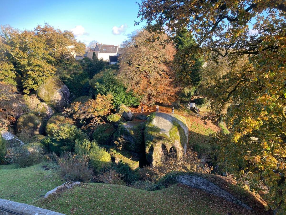 Vue Imprenable Sur Le Moulin Du Chaos ! Apartment Huelgoat Bagian luar foto